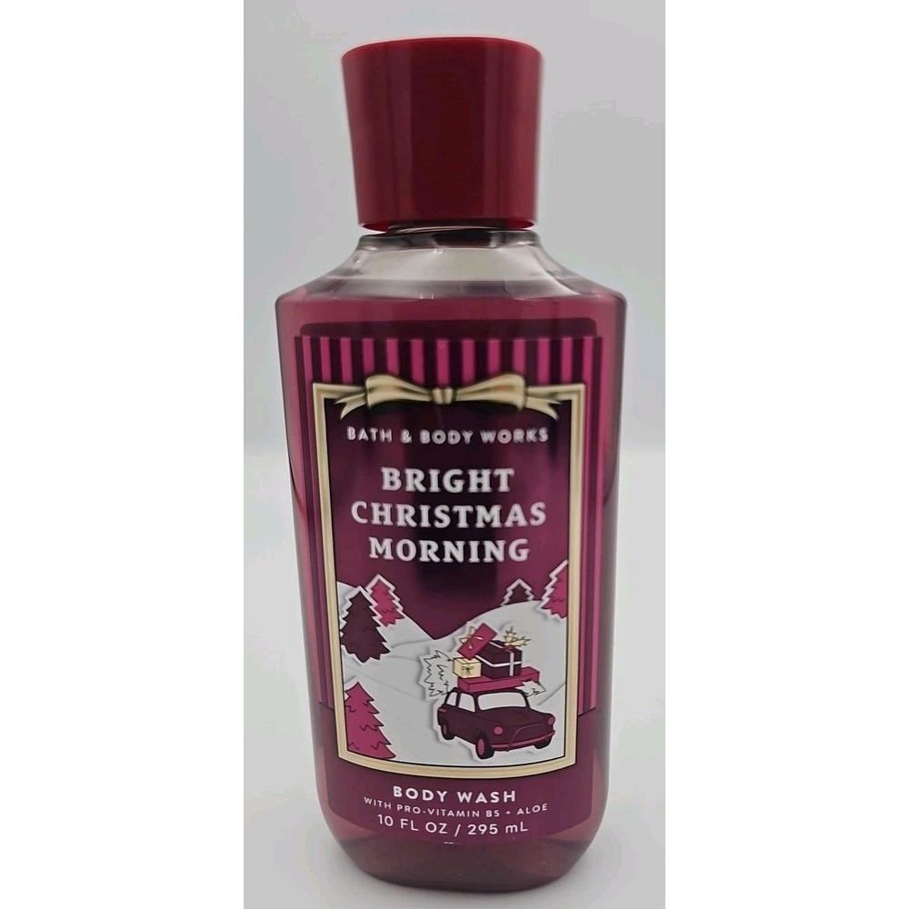 Bath and Body Works Bright Christmas Morning Body Wash 10 Fl Oz Red Berries Gel